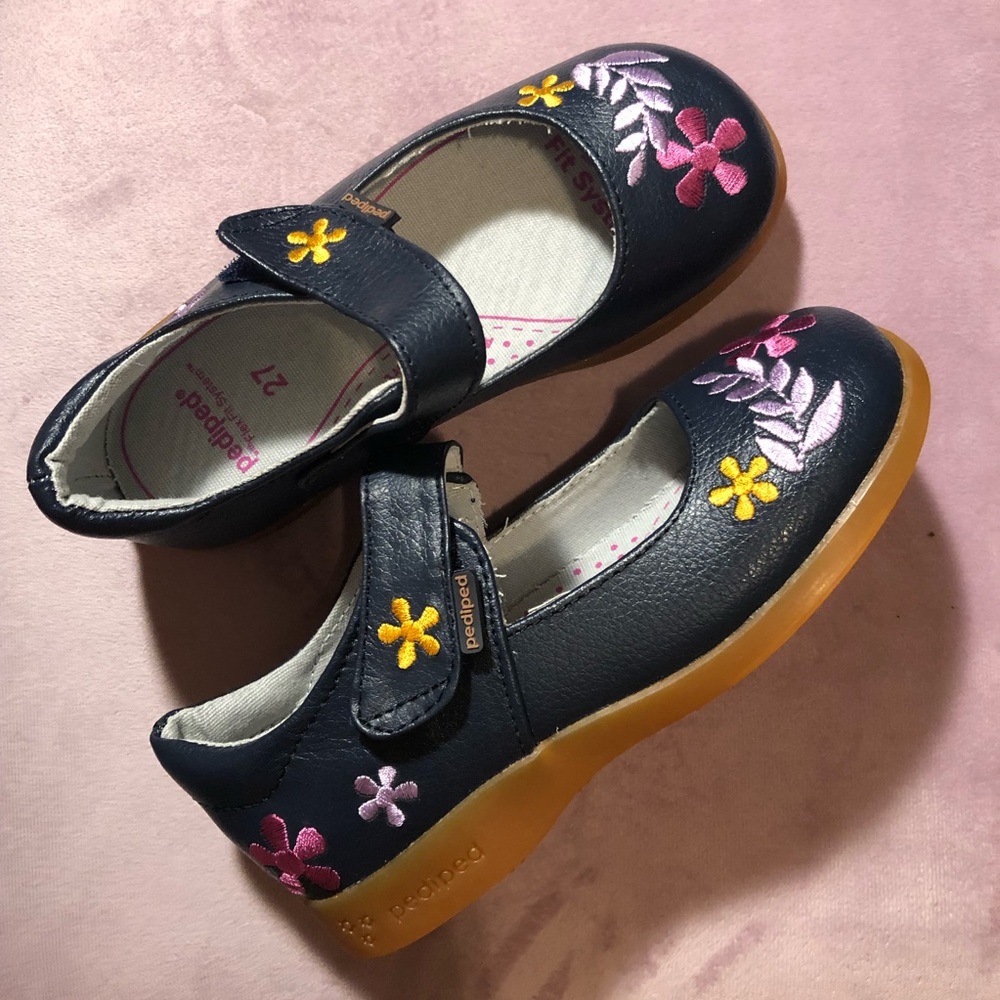 Pediped Flex Tabitha navy shoes - Picture 4 of 9